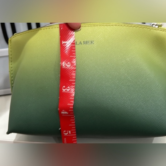 LA MER COSMETIC BAG IN OMBRÉ GREEN - Picture 2 of 4